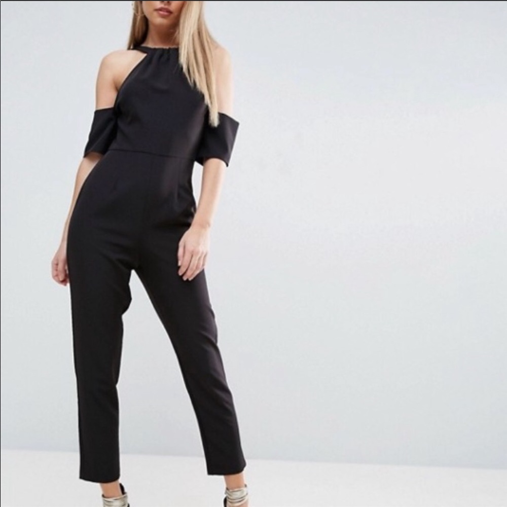Asos cold shoulder jumpsuit